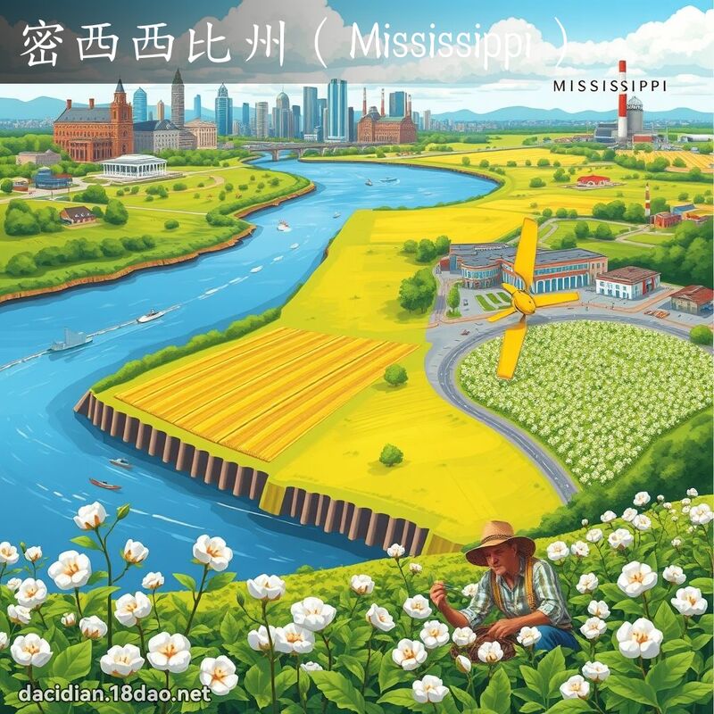 密西西比州（Mississippi） - 國語大辭典配圖