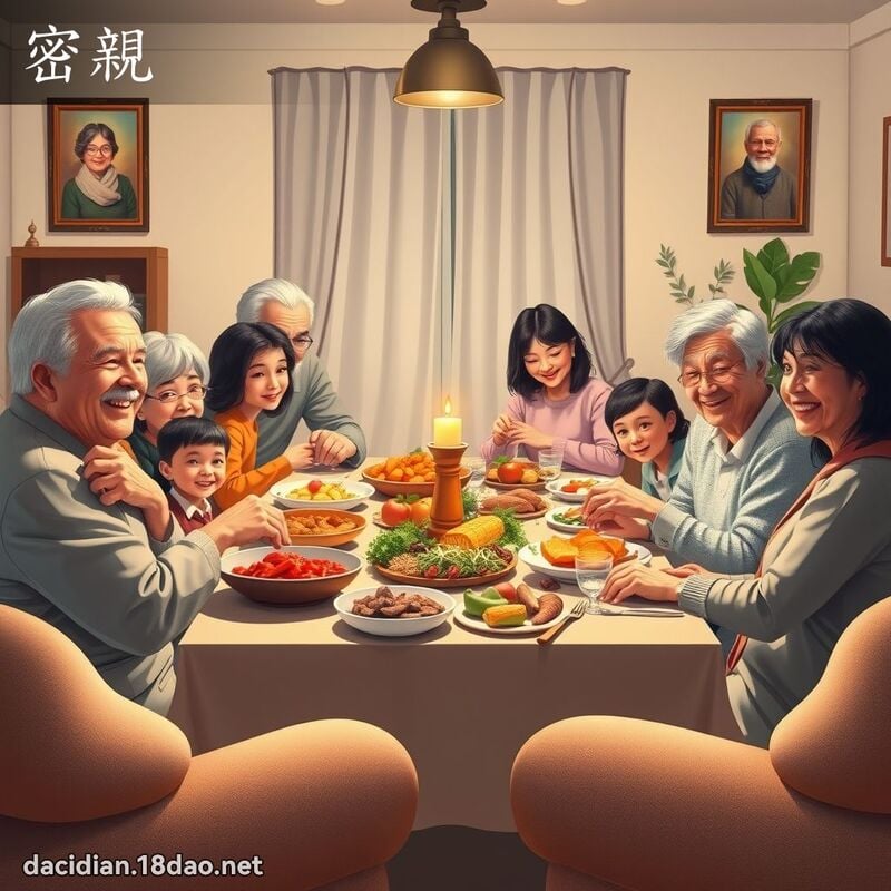 密亲 - 国语大辞典配图