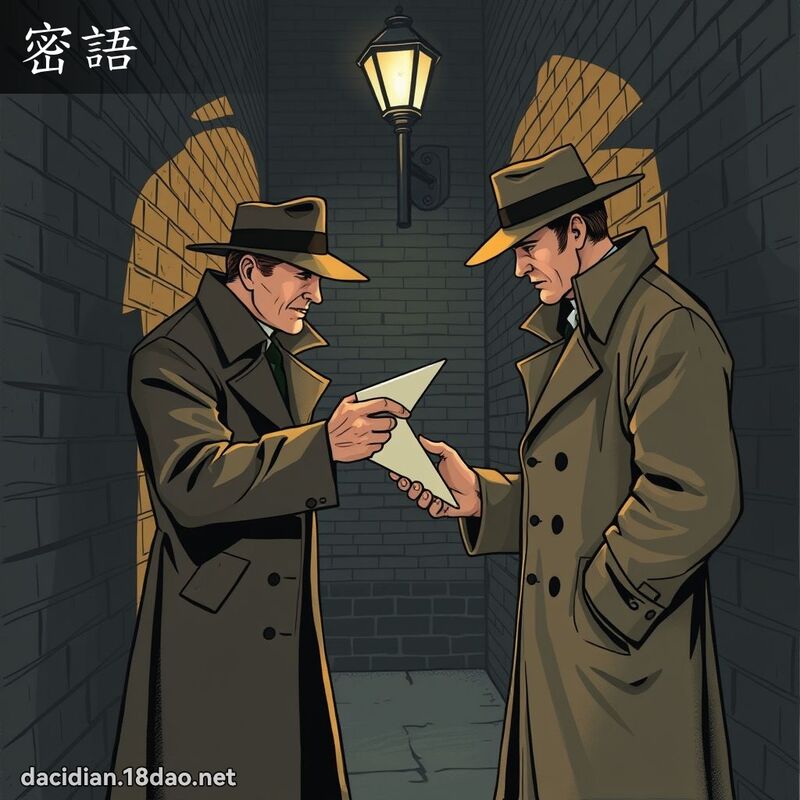 密語 - 國語大辭典配圖