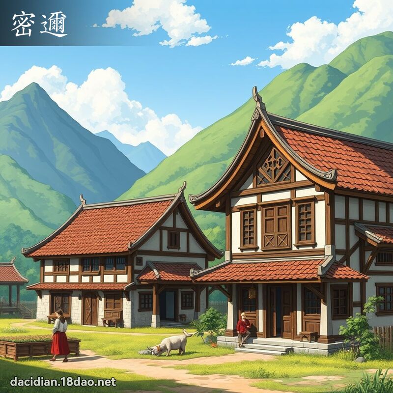 密邇 - 國語大辭典配圖
