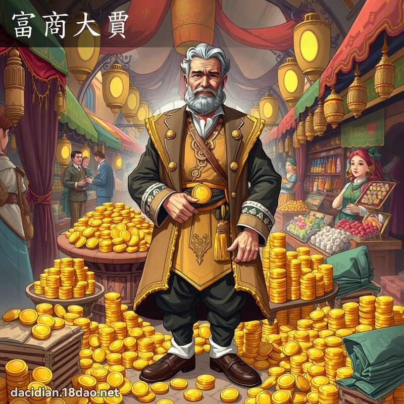 富商大賈 - 國語大辭典配圖