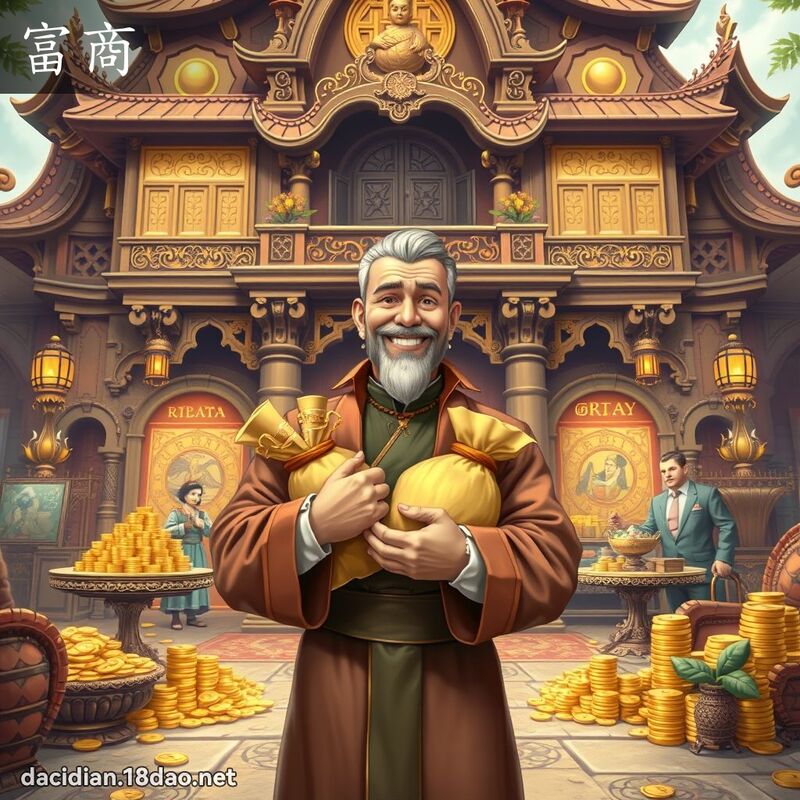 富商 - 國語大辭典配圖