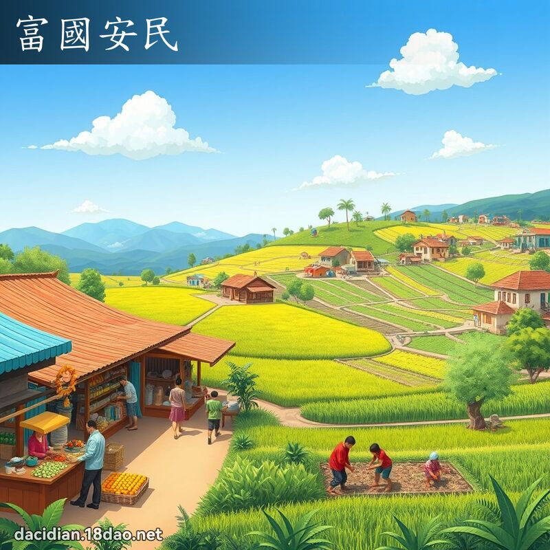 富国安民 - 国语大辞典配图