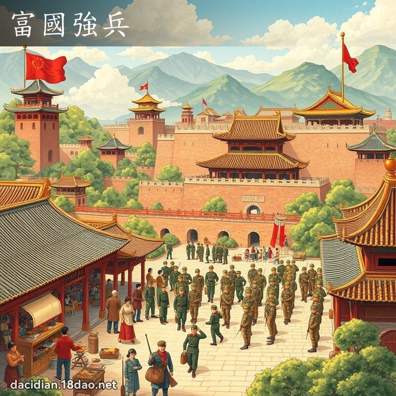 富國強兵 - 國語大辭典配圖