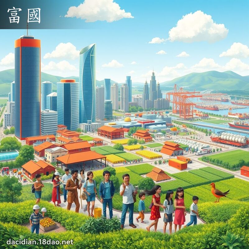 富國 - 國語大辭典配圖