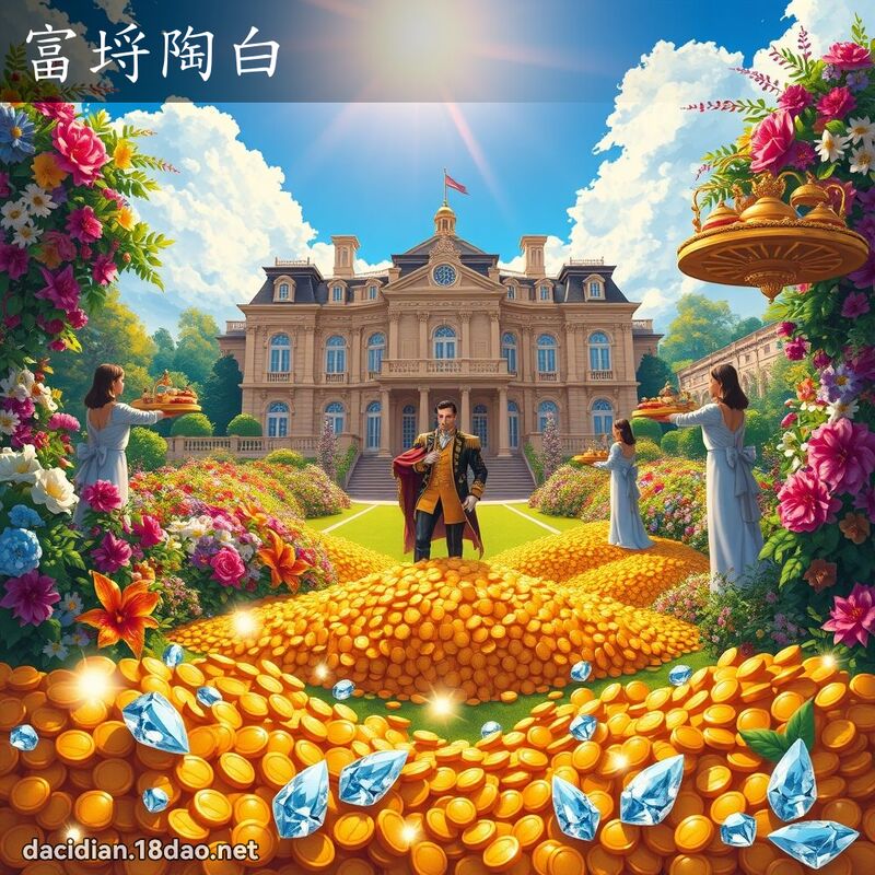 富埒陶白 - 国语大辞典配图
