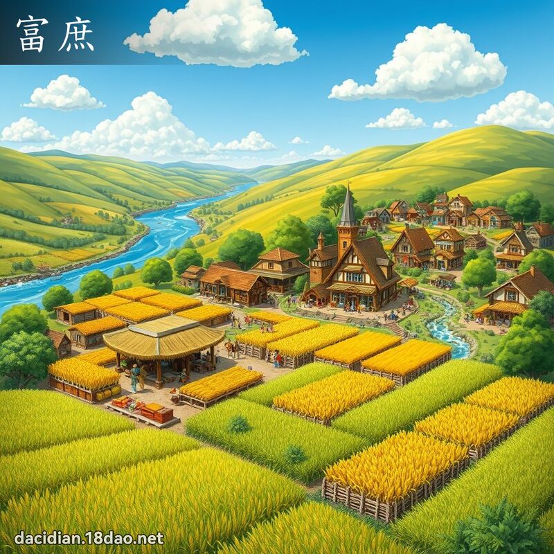 富庶 - 國語大辭典配圖