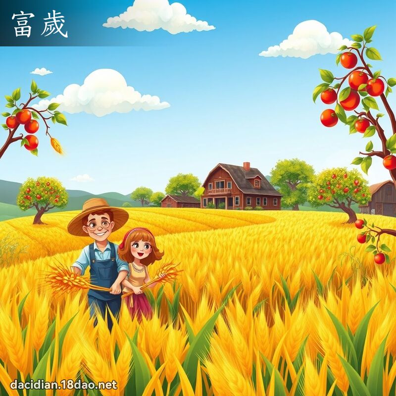 富岁 - 国语大辞典配图