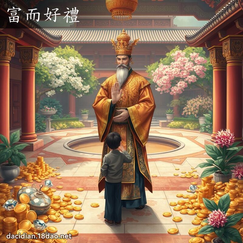 富而好礼 - 国语大辞典配图