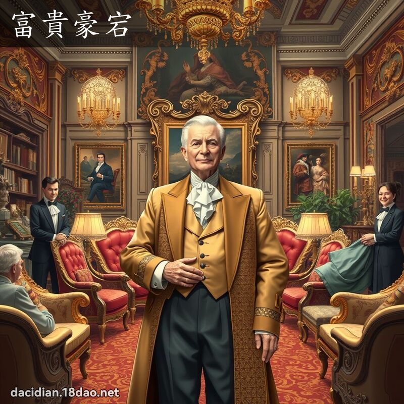 富贵豪宕 - 国语大辞典配图
