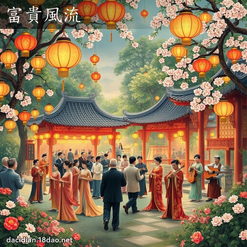富贵风流 - 国语大辞典配图