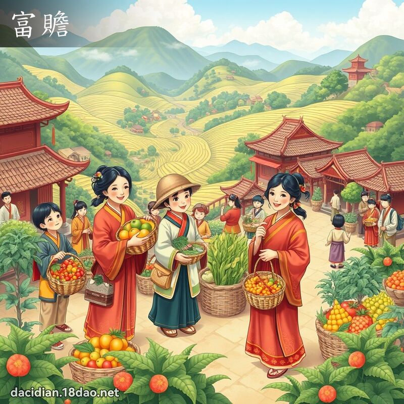 富贍 - 國語大辭典配圖