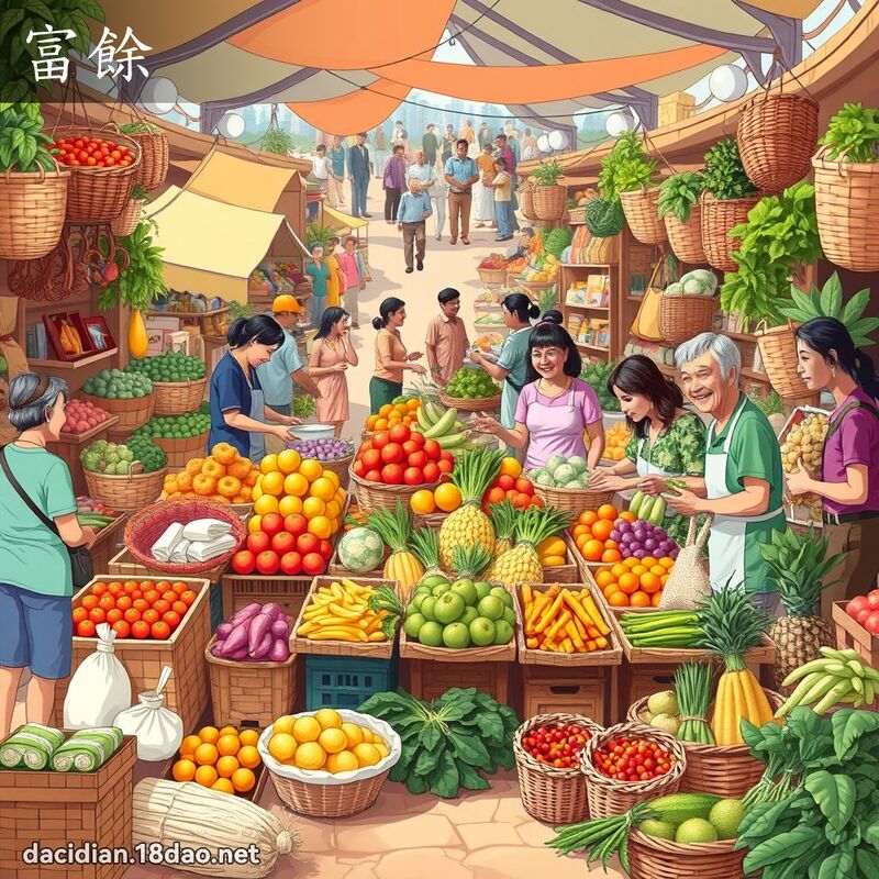 富余 - 国语大辞典配图