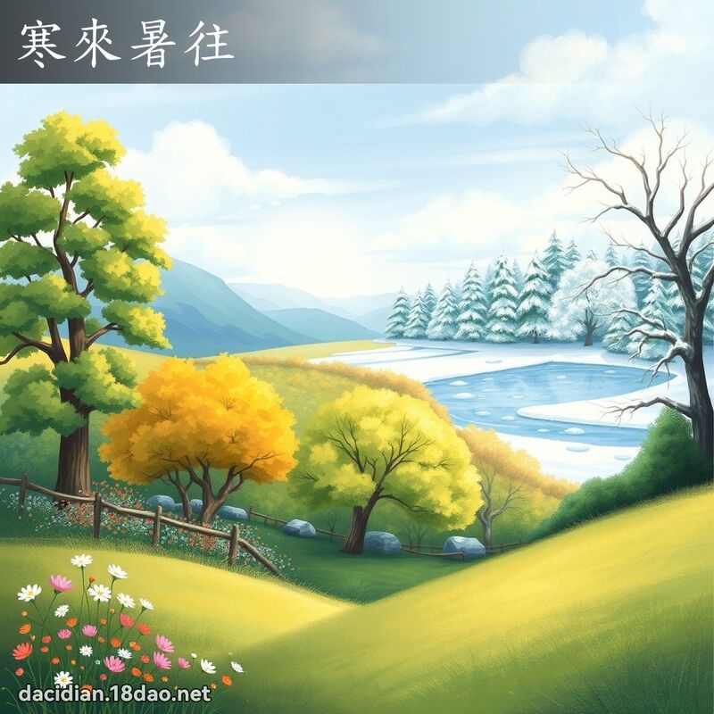 寒来暑往 - 国语大辞典配图