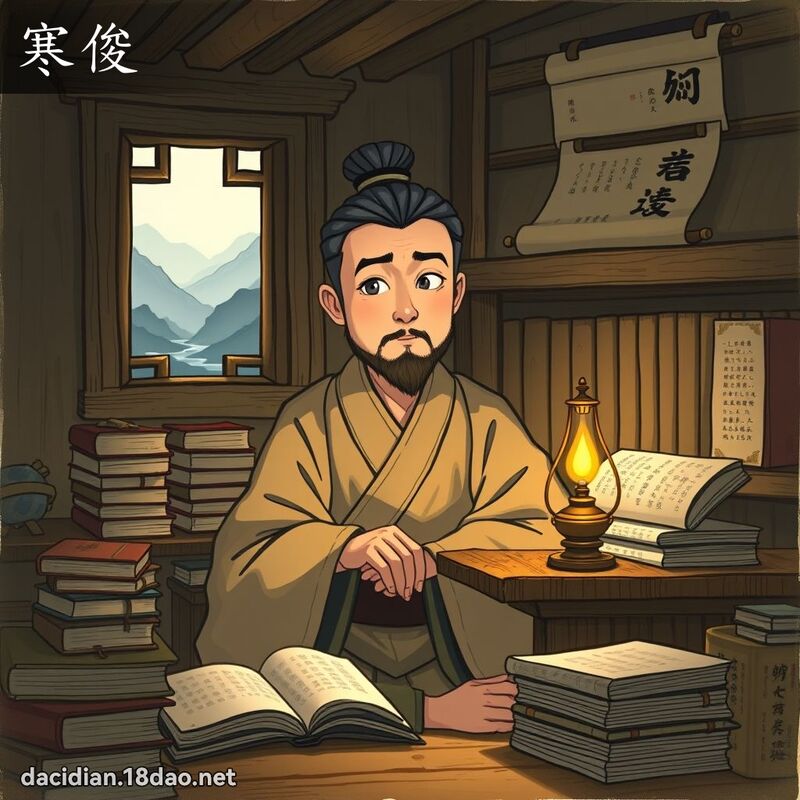 寒俊 - 国语大辞典配图