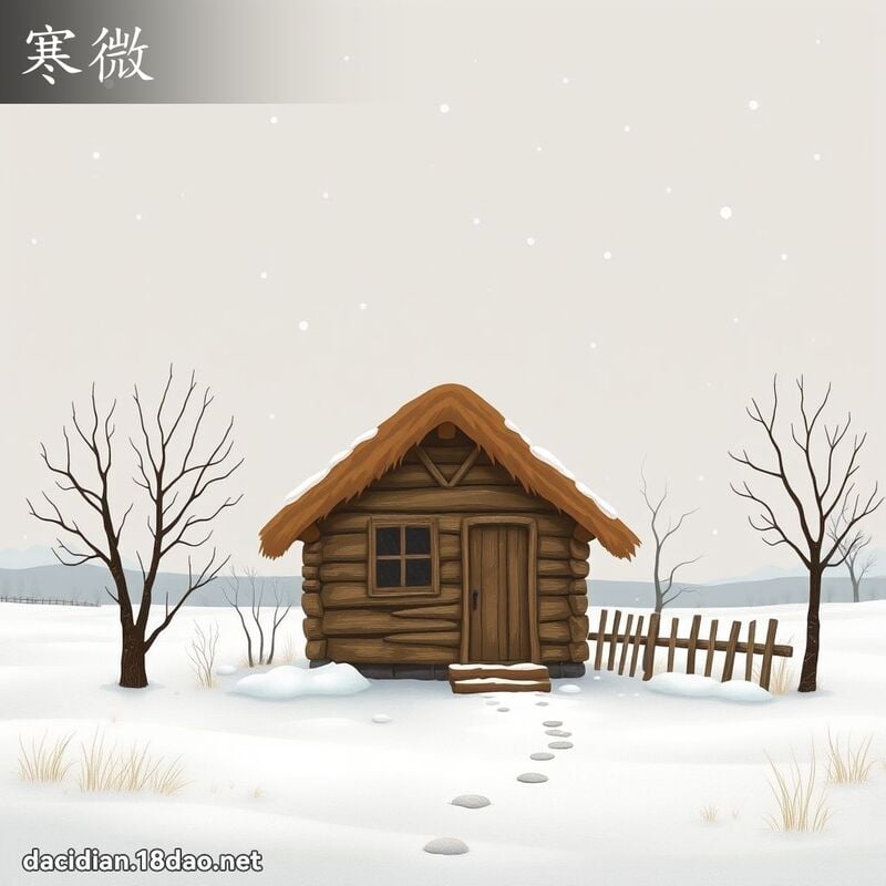 寒微 - 国语大辞典配图