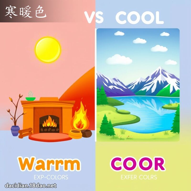寒暖色 - 國語大辭典配圖