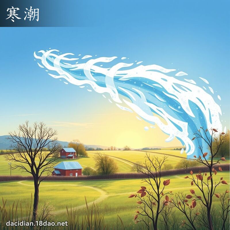 寒潮 - 國語大辭典配圖