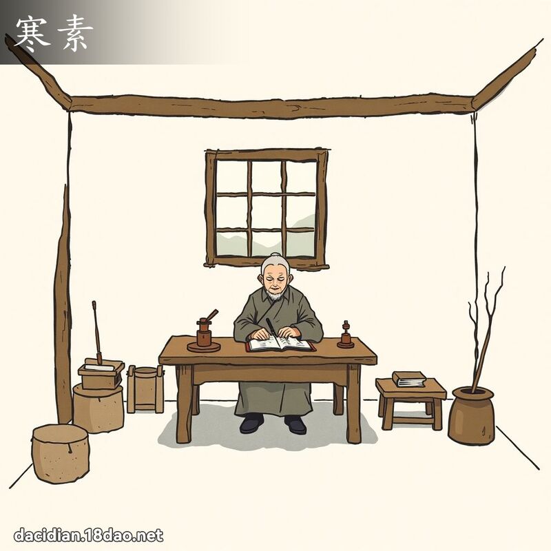 寒素 - 國語大辭典配圖