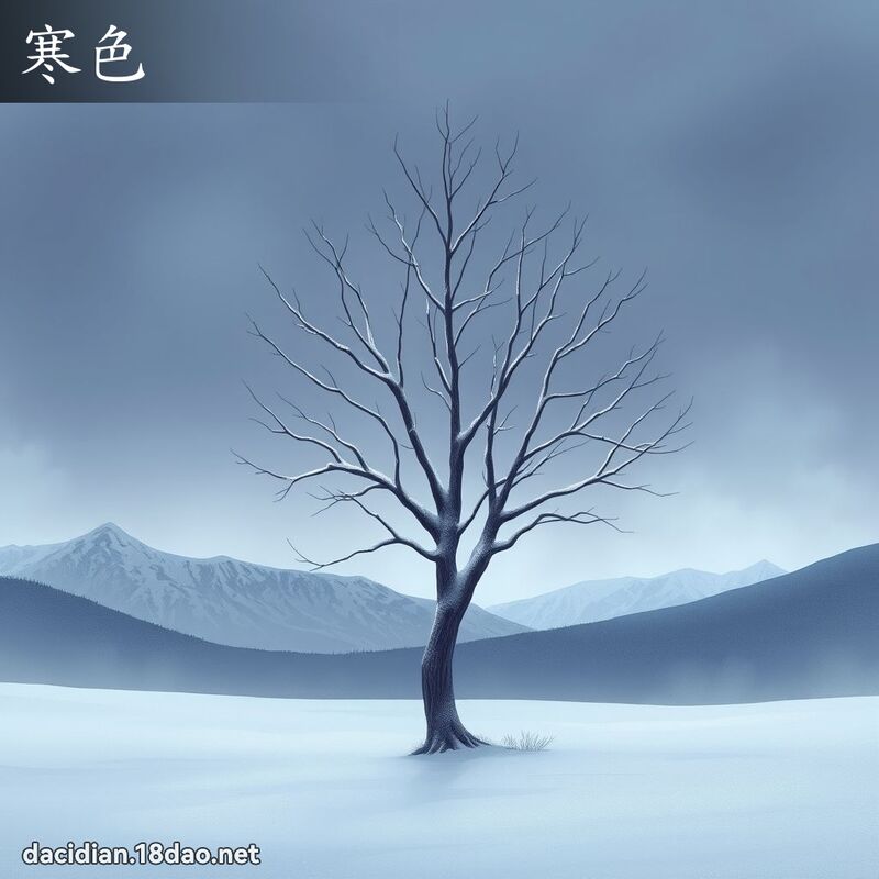 寒色 - 國語大辭典配圖