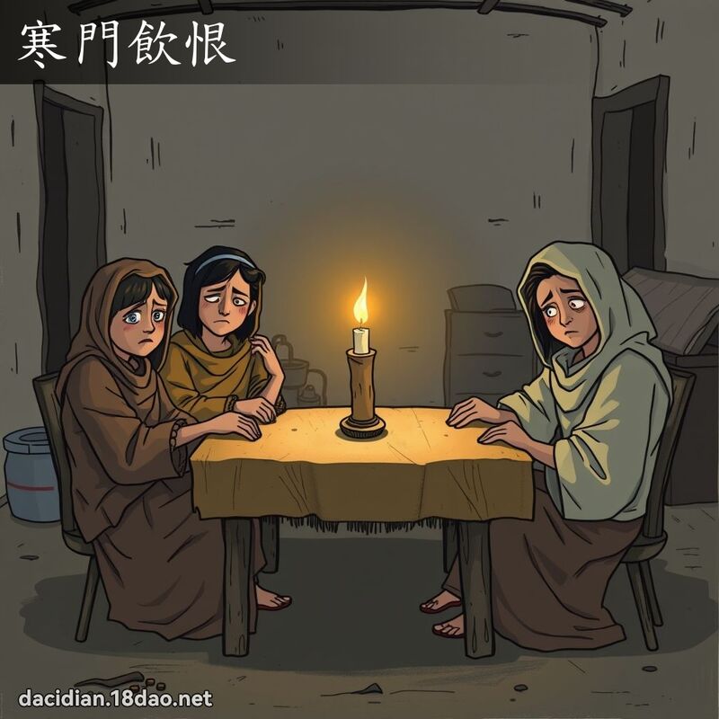 寒门饮恨 - 国语大辞典配图
