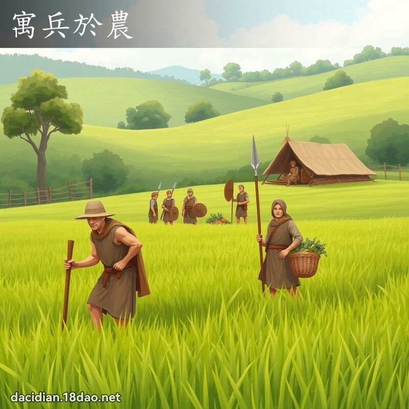 寓兵於農 - 國語大辭典配圖