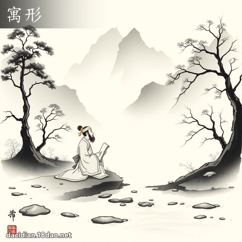 寓形 - 国语大辞典配图