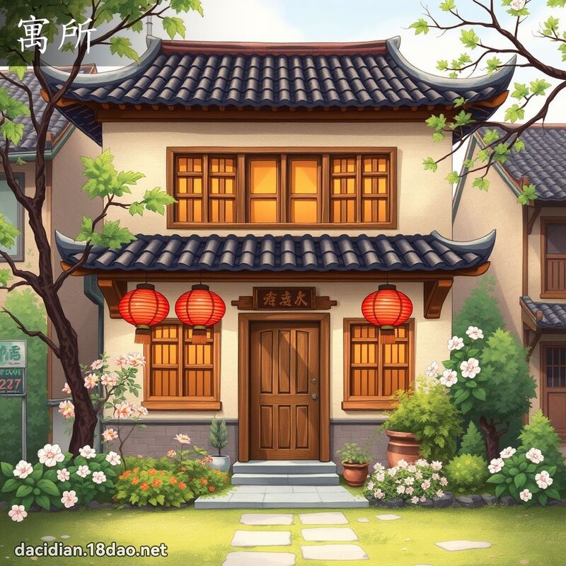 寓所 - 國語大辭典配圖