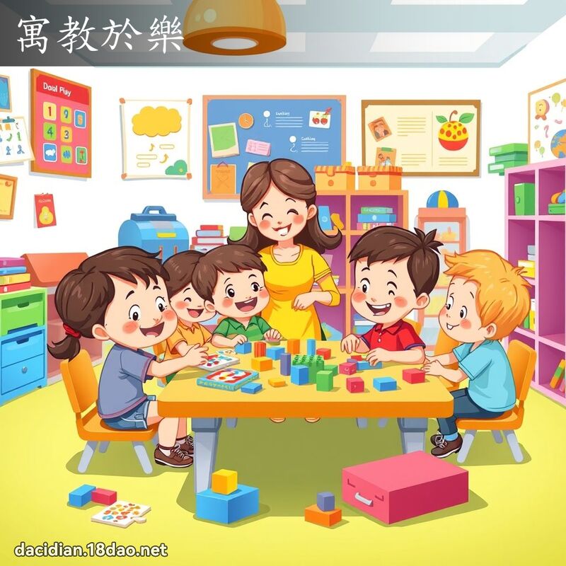 寓教於樂 - 國語大辭典配圖
