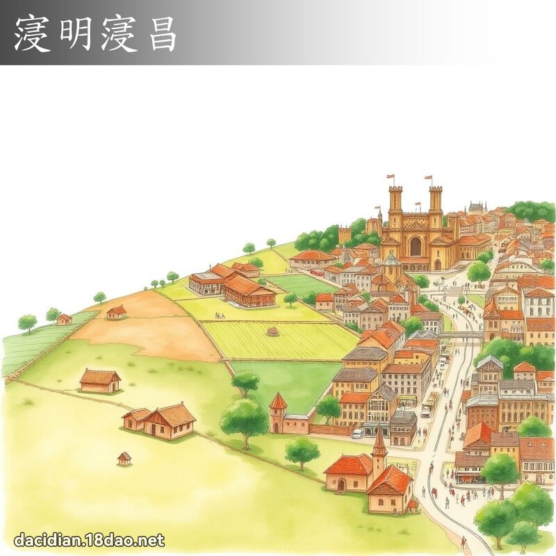 寖明寖昌 - 國語大辭典配圖