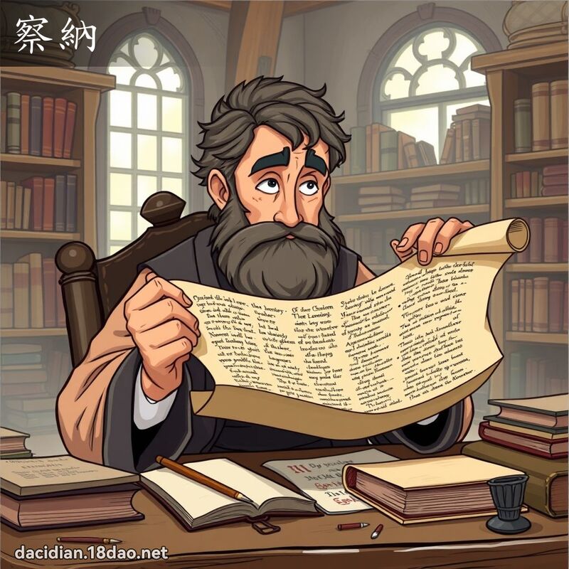 察納 - 國語大辭典配圖