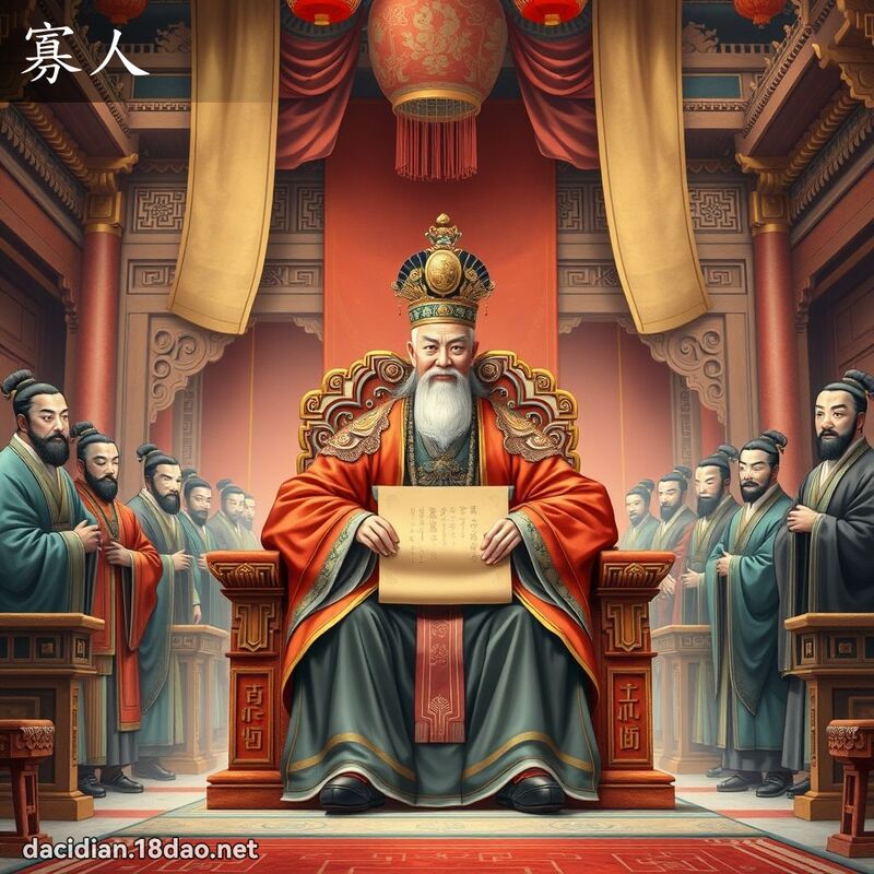 寡人 - 國語大辭典配圖