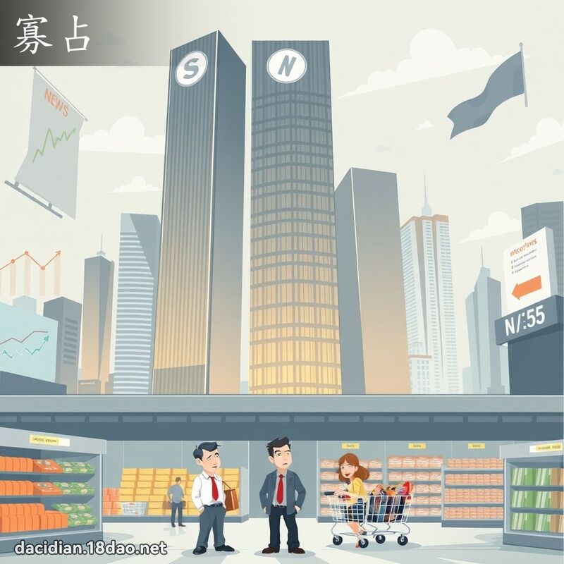 寡占 - 国语大辞典配图