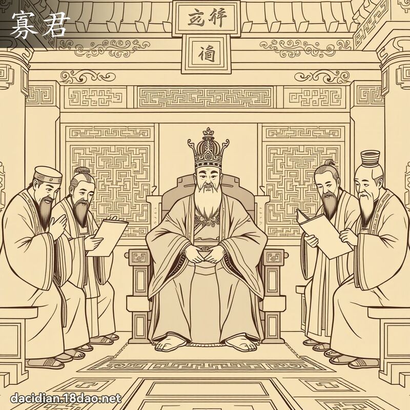 寡君 - 國語大辭典配圖