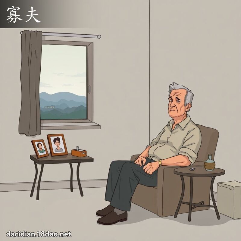 寡夫 - 國語大辭典配圖