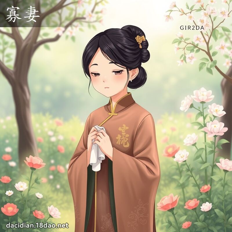 寡妻 - 國語大辭典配圖