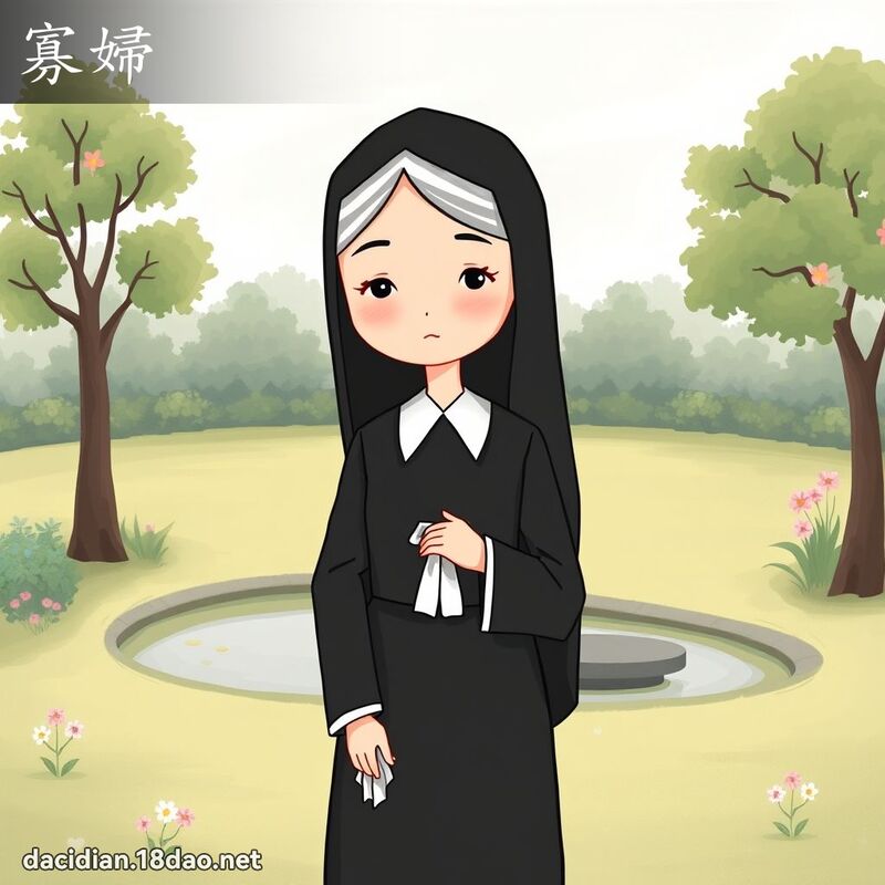 寡妇 - 国语大辞典配图