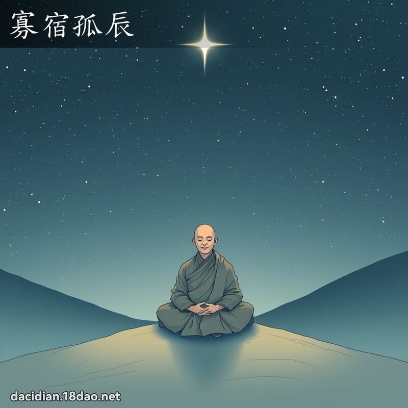 寡宿孤辰 - 国语大辞典配图