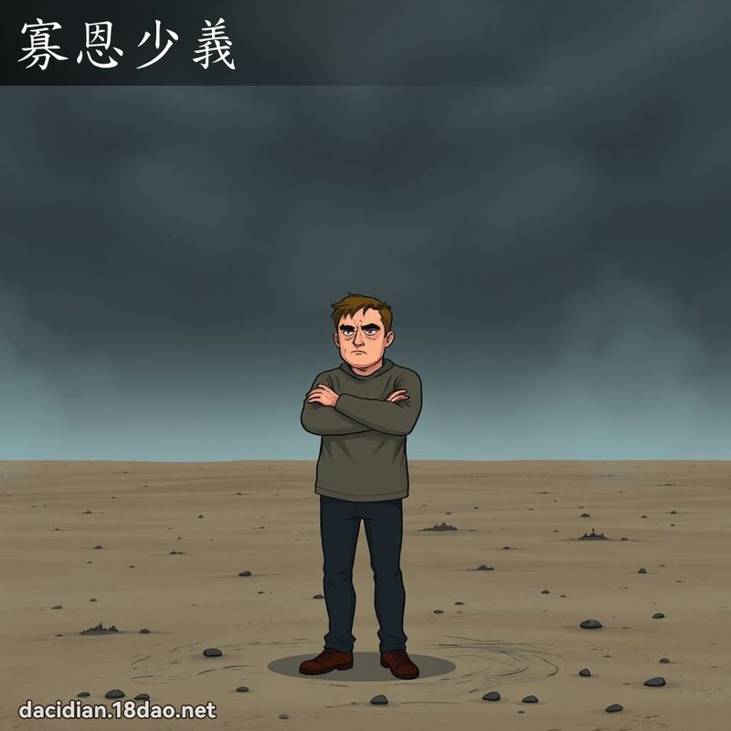 寡恩少义 - 国语大辞典配图