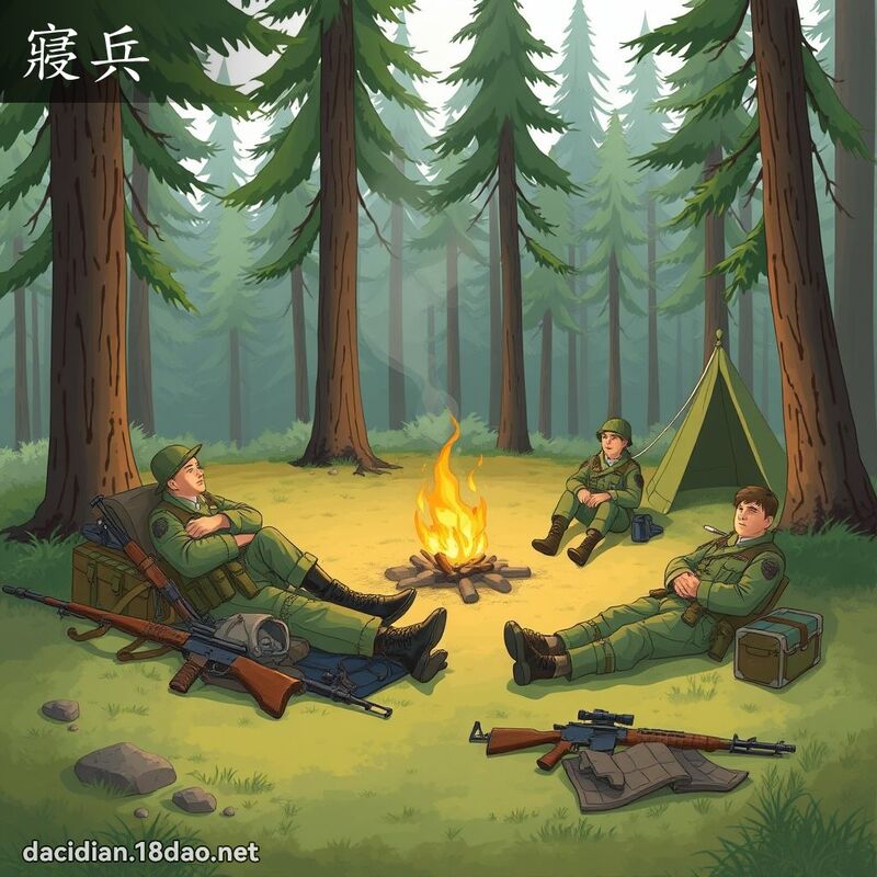 寢兵 - 國語大辭典配圖