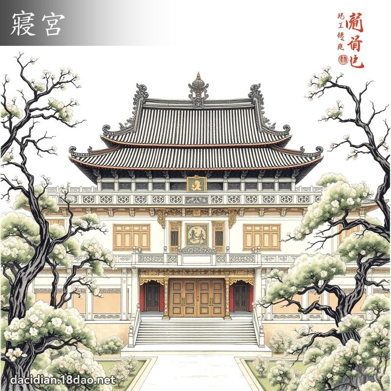 寢宮 - 國語大辭典配圖