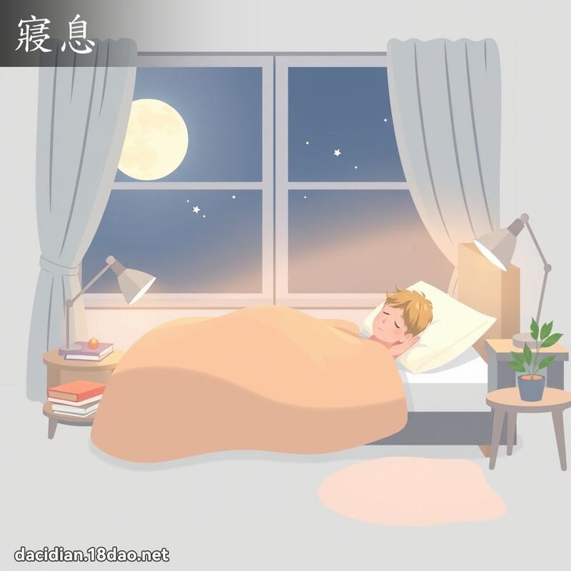 寢息 - 国语大辞典配图