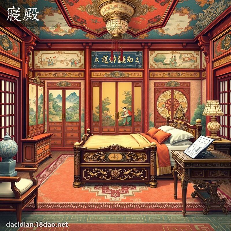 寢殿 - 國語大辭典配圖