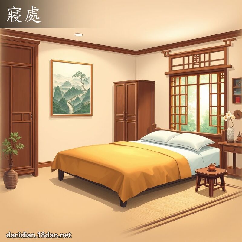 寢處 - 國語大辭典配圖