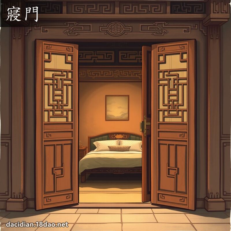 寢门 - 国语大辞典配图