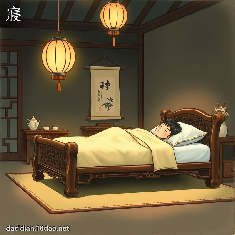 寢 - 國語大辭典配圖