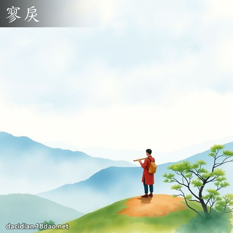 寥戾 - 國語大辭典配圖