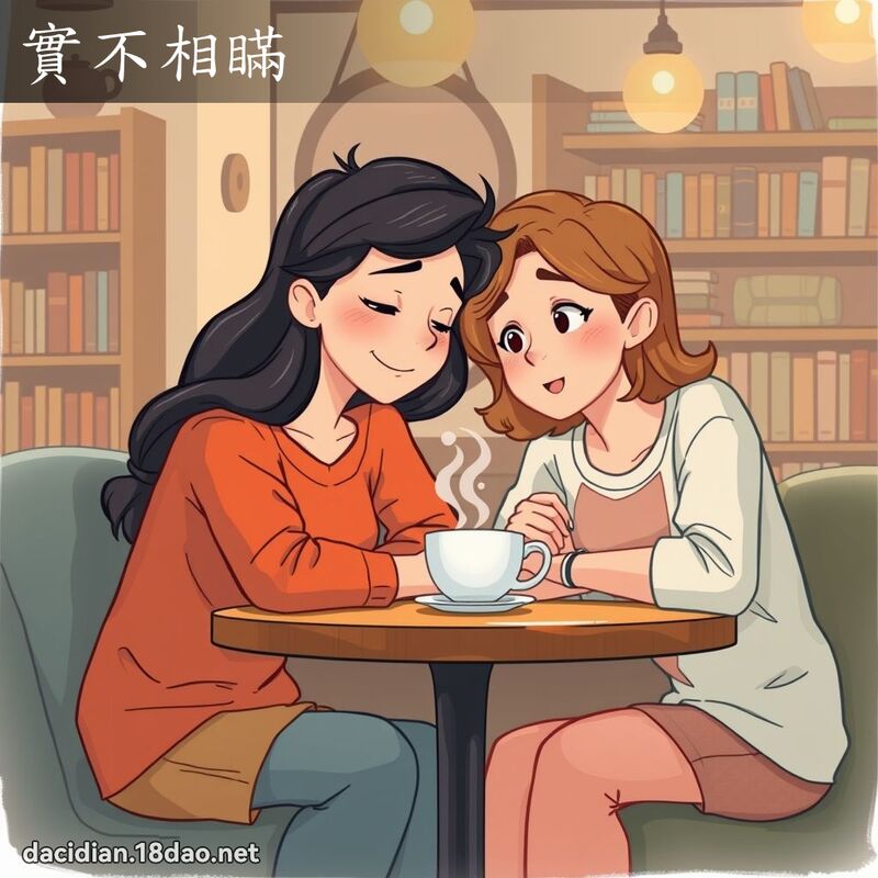 实不相瞒 - 国语大辞典配图