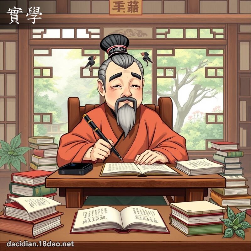 实学 - 国语大辞典配图