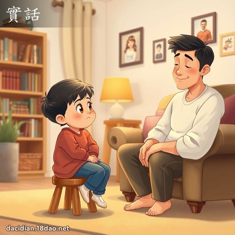 實話 - 國語大辭典配圖